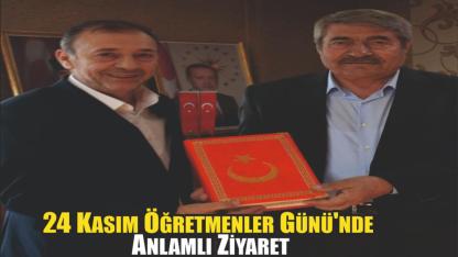 24 Kasım Öğretmenler Günü'nde Anlamlı Ziyaret