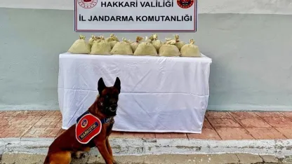 Hakkari’de 15 kilogram esrar ele geçirildi