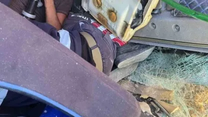 Çaldıran'da trafik kazası: 1 yaralı