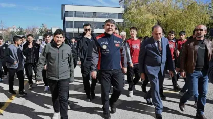 Erzurum’da Polisten Örnek Davranış