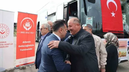 Şehit yakınları "Kahramanların İzinde Anadolu" yolculuğuna uğurlandı