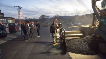 Oltu’da asfalt seferberliği