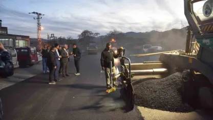 Oltu’da asfalt seferberliği