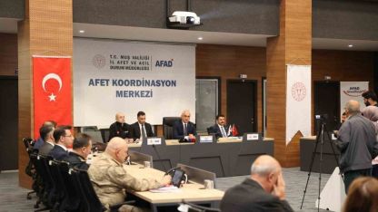 Muş’ta İRAP İzleme ve Değerlendirme ile Kış Tedbirleri Toplantısı Yapıldı