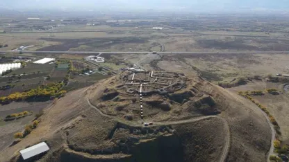 Erzincan’In Üzümlü İlçesinde Urartu izleri yeniden gün yüzünde: Altıntepe Kalesi drone ile görüntülendi