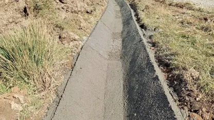 Muş'un Kepenek köyünde sulama tesisi tamamlandı