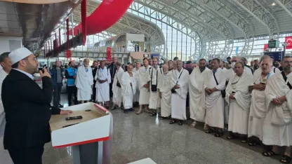 Erzincan’dan 193 umreci dualarla uğurlandı