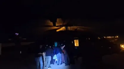 Yüksekten düşen genç, jandarma helikopteriyle kurtarıldı