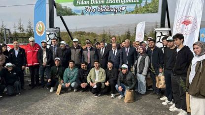 Bingöl’de On binlerce fidan toprakla buluştu