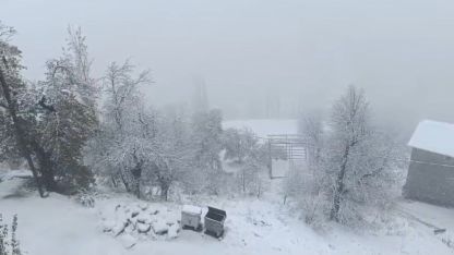 Bahçesaray'da kar yağışı0