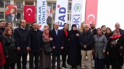 Deprem konutlarının anahtar teslimi sürüyor