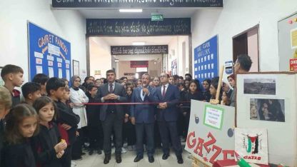 Erzurum'da İbrahim Hakkı Kubilay İmam Hatip öğrencilerinden örnek sergi