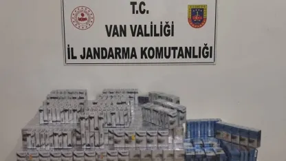 Jandarma Van’da 2 bin paket kaçak sigara ele geçirdi