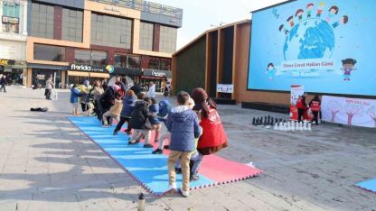 Erzincan’da Dünya Çocuk Hakları Günü etkinliklerine yoğun ilgi