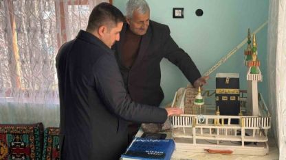 Parkinson hastasının üretim mücadelesine kaymakamdan destek