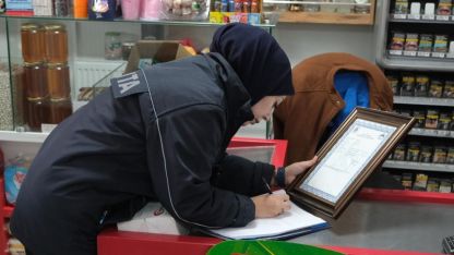 Erzincan’da zabıta ekiplerinden 190 işletmeye kapsamlı denetim