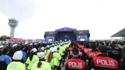 Erzurum’da polis ve jandarmaya 74 araç takviyesi