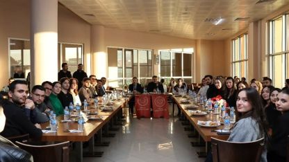 Erzurum İl Emniyet Müdürü  Onur Karaburun Hukuk Fakültesi öğrencileriyle buluştu