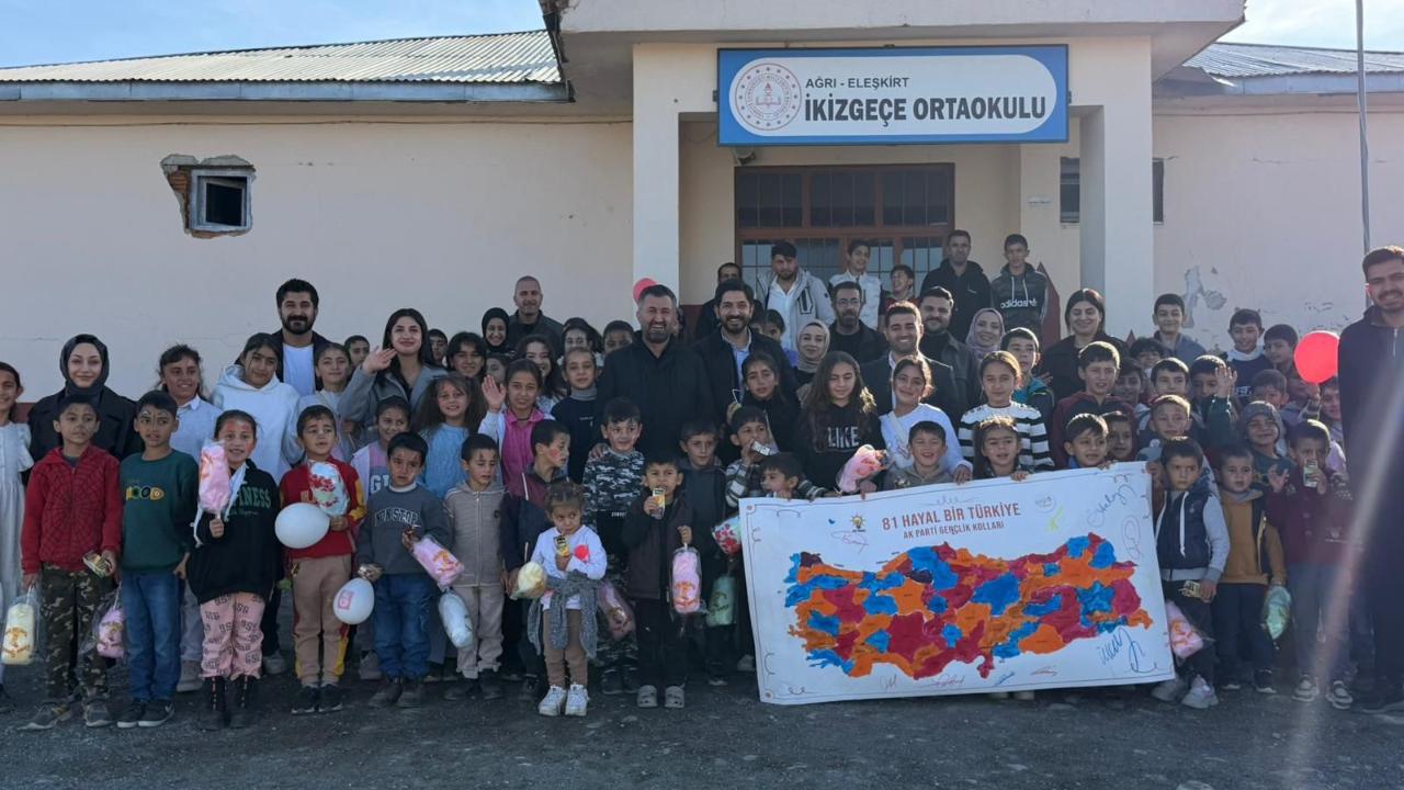 “81 Hayal Bir Türkiye” Etkinliği Ağrı’da Çocuklarla Buluştu