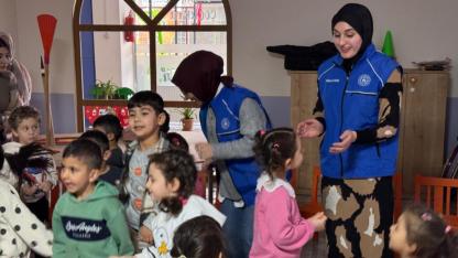 Ağrı Gençlik Liderlerinden Miniklere Ağız ve Diş Sağlığı Eğitimi