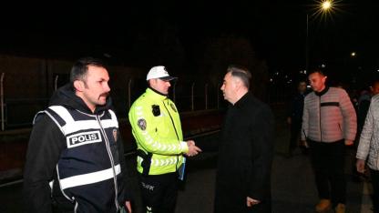 Ağrı İl Emniyet Müdürü Önder’den KYK Yurtlarında Gece Denetimi