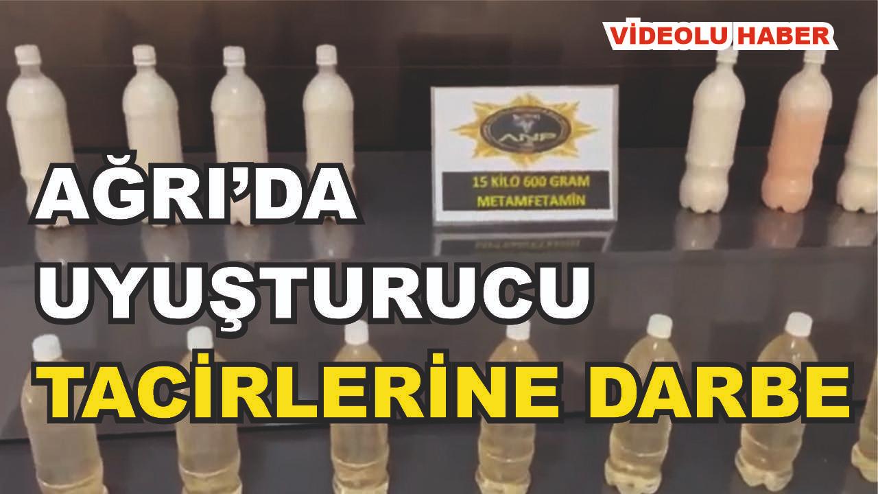 Ağrı’da 15 Kilo 600 Gram Metamfetamin Ele Geçirildi