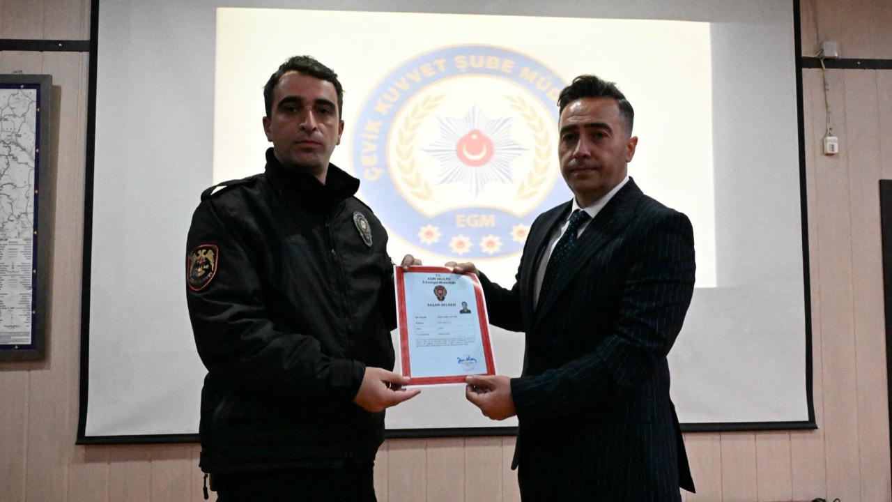 Ağrı’da Huzur ve Güvenin Kahramanlarına Ödül