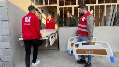 Ağrı’da İhtiyaç Sahibi Aileye Hasta Yatağı Desteği