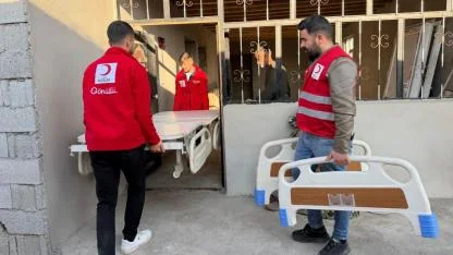 Ağrı’da İhtiyaç Sahibi Aileye Hasta Yatağı Desteği