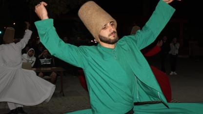 Ağrı’daki Öğrencilere İlahi ve Semazenlerle Moral Desteği