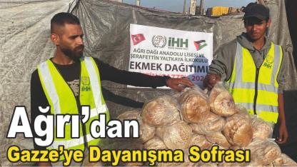 AĞRILI ÖĞRENCİLERİN KERMES GELİRİ GAZZE'YE AŞ OLDU
