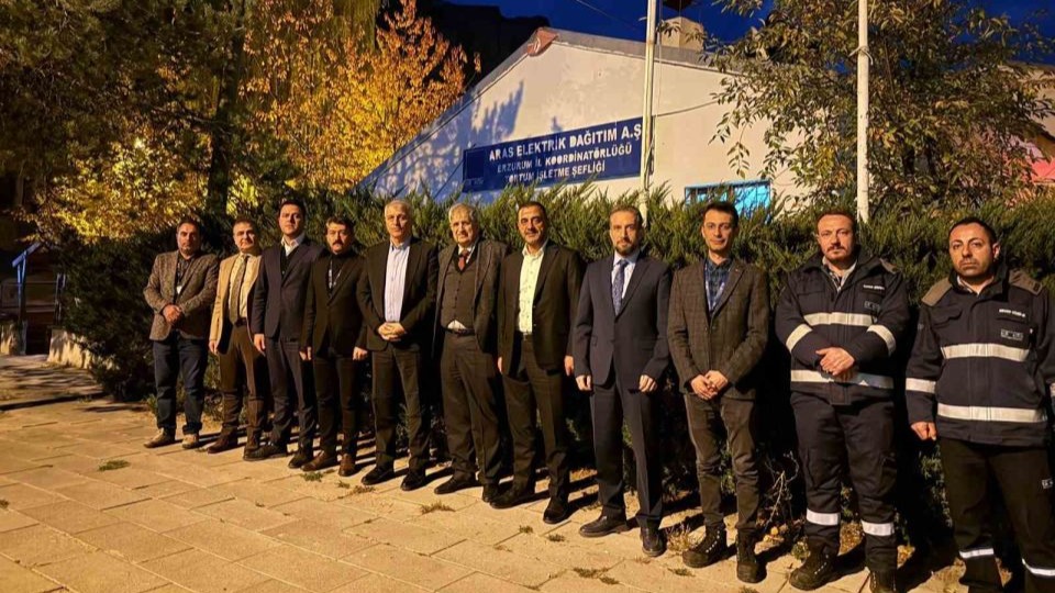 Aras EDAŞ üst yönetimi saha ziyaretlerinde