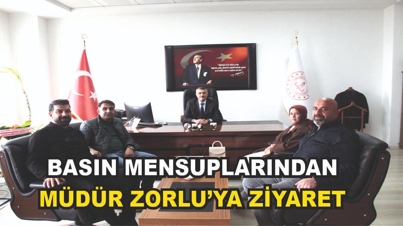 Basın Mensuplarından Müdür Zorlu&#039;yu Ziyarett etti