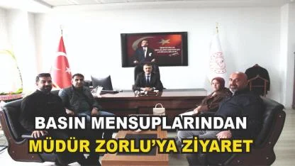 Patnos İlçe Milli Eğitim Müdürüne Basın Mensuplarından Ziyarett