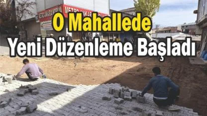 Belediye Çalışmaları İnönü Mahallesi’nde Hız Kazandı
