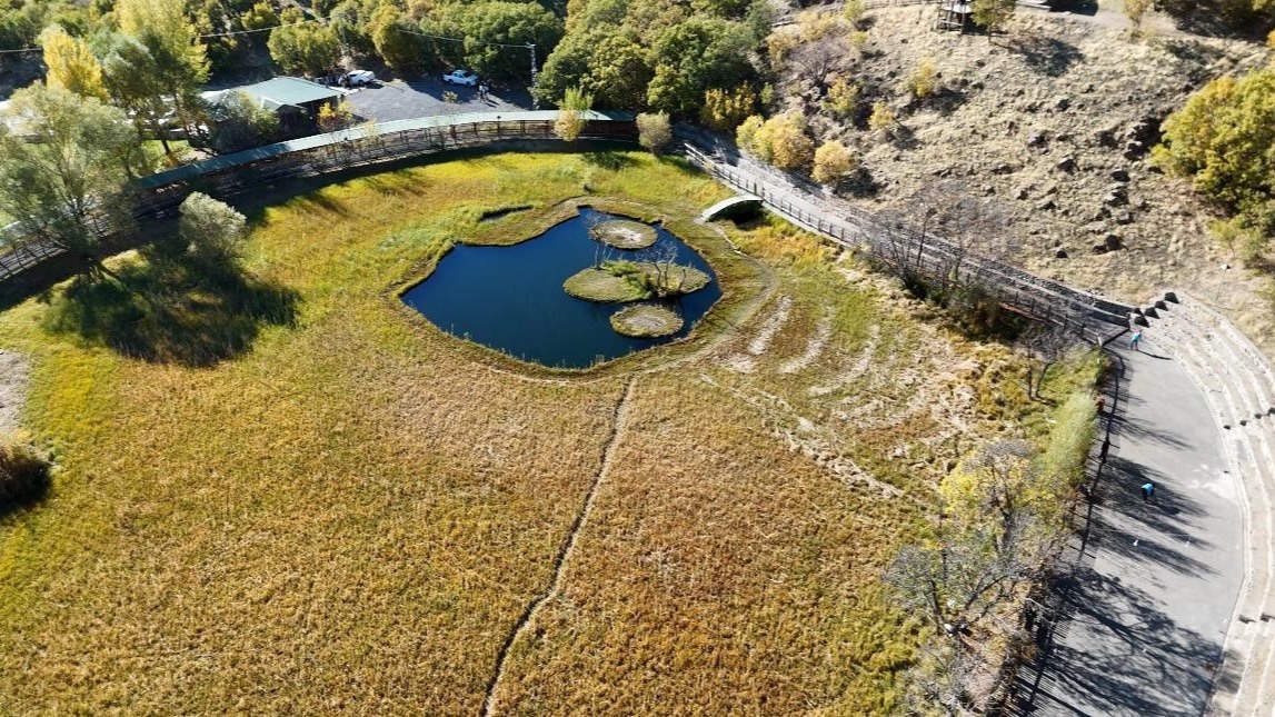 Bingöl Solhan'daYüzen Adalar’da sonbahar güzelliği