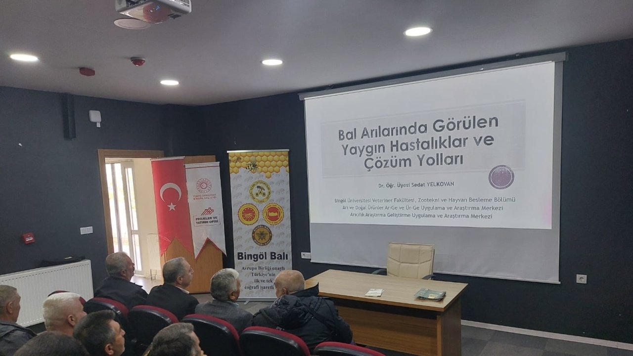 Bingöl’de arıcılara seminer verildi