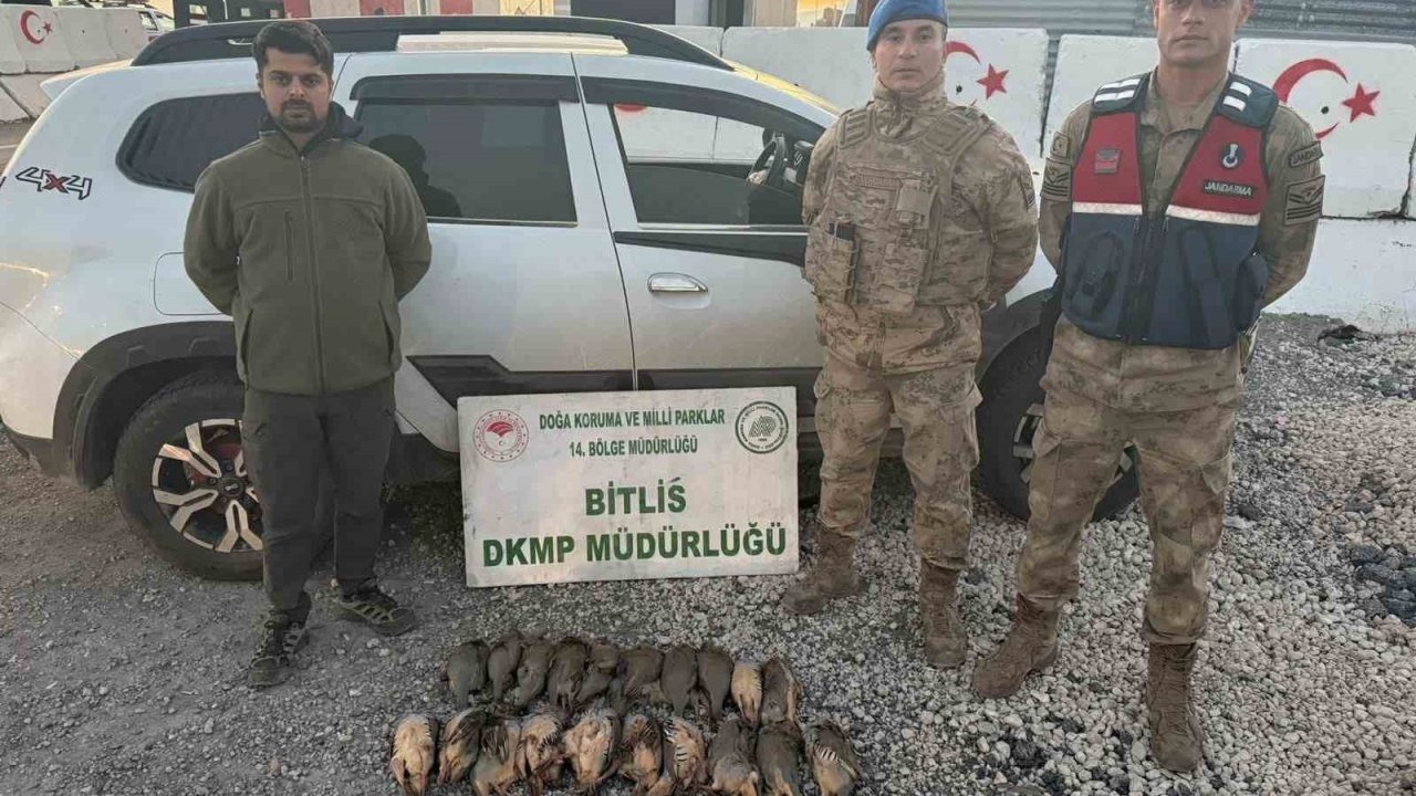 Bitlis’te kota aşımı yapan 5 avcıya 63 bin 680 lira ceza