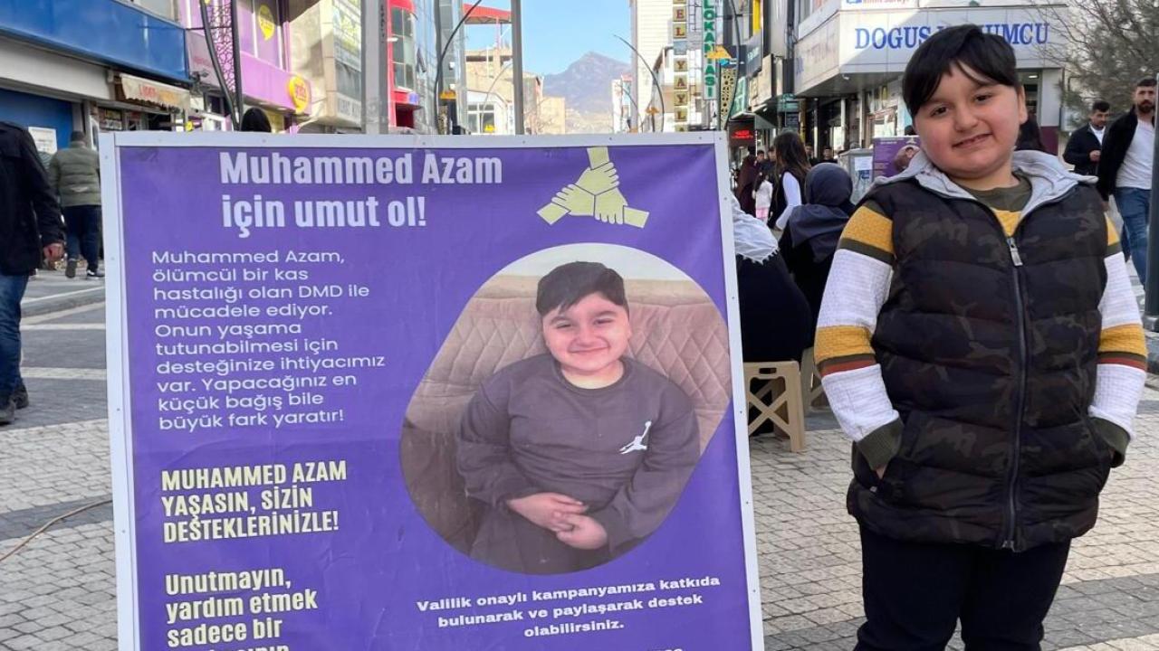 Doğubayazıtlı Muhammed Azam İçin Destek Kampanyası