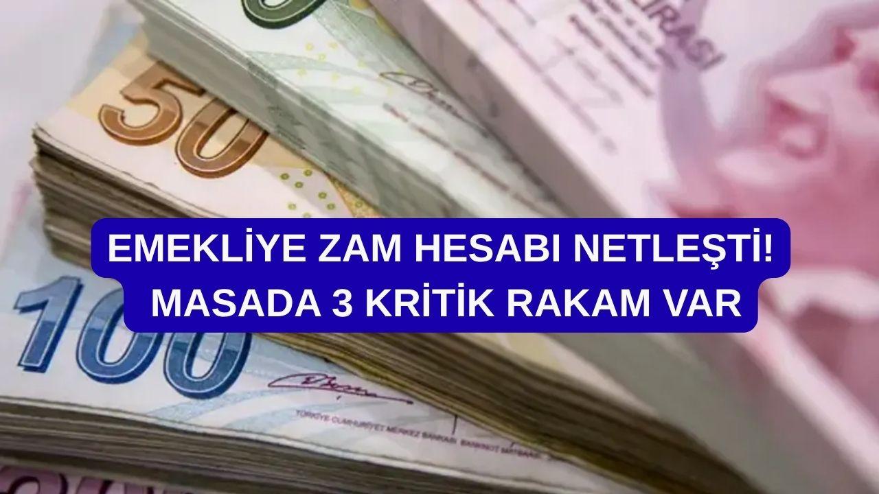 Emekliye zam hesabı netleşti: Masada 3 kritik rakam var