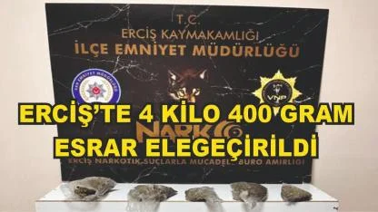 Erciş'te Uyuşturucu Tacirlerine Darbe