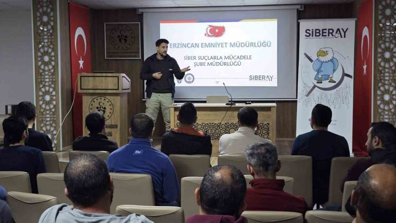 Erzincan’da KYK öğrencilerine siber farkındalık semineri