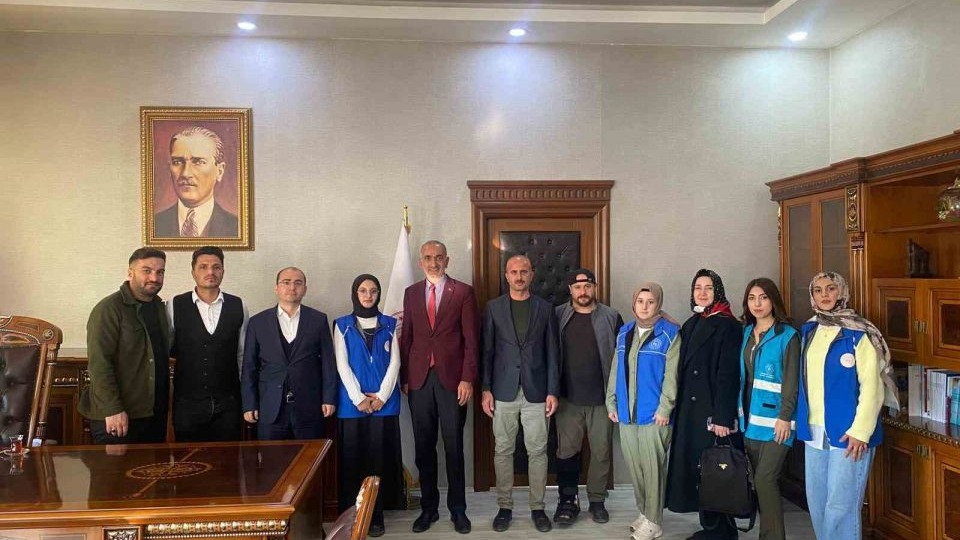 Erzurum Narman’dan Karaçoban’a uzanan kardeşlik köprüsü