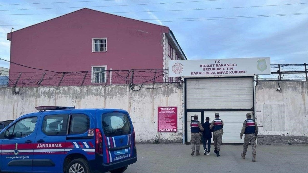 Erzurum’da kaçak şahıs Jandarma ekipleri tarafında yakalandı