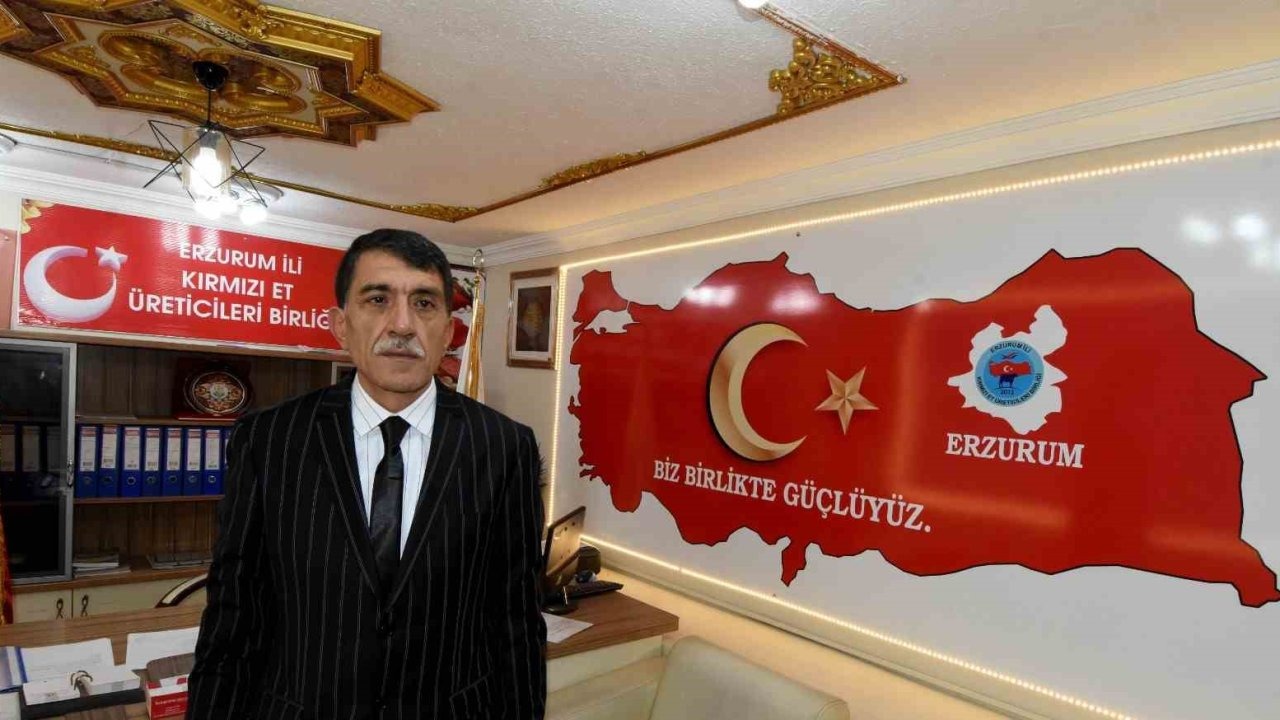 Erzurum&#039;da Kırmızı Et Üreticiler Birliği Başkanı Ürüşan: &quot;Üretici bu toprağın alın teridir, bereketidir&quot;