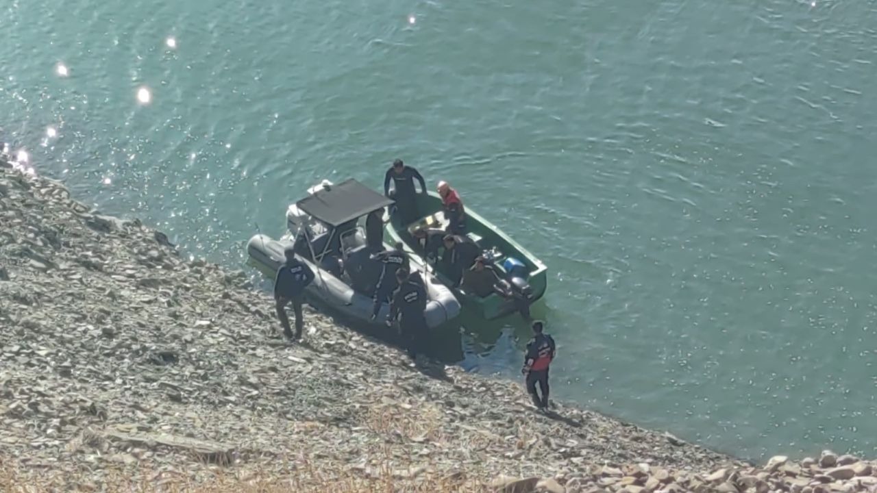 Gürpınar Zernek Barajı’nda ROW cihazıyla arama çalışması