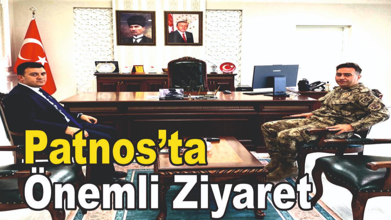 İl Emniyet Müdürü Göksel Önder’den Patnos Kaymakamı Dertlioğlu’na Ziyaret