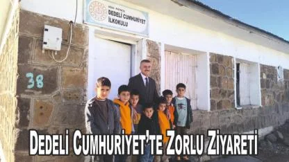 İlçe Milli Eğitim Müdürü, ZORLU'da Okul Ziyaretinde Bulundu