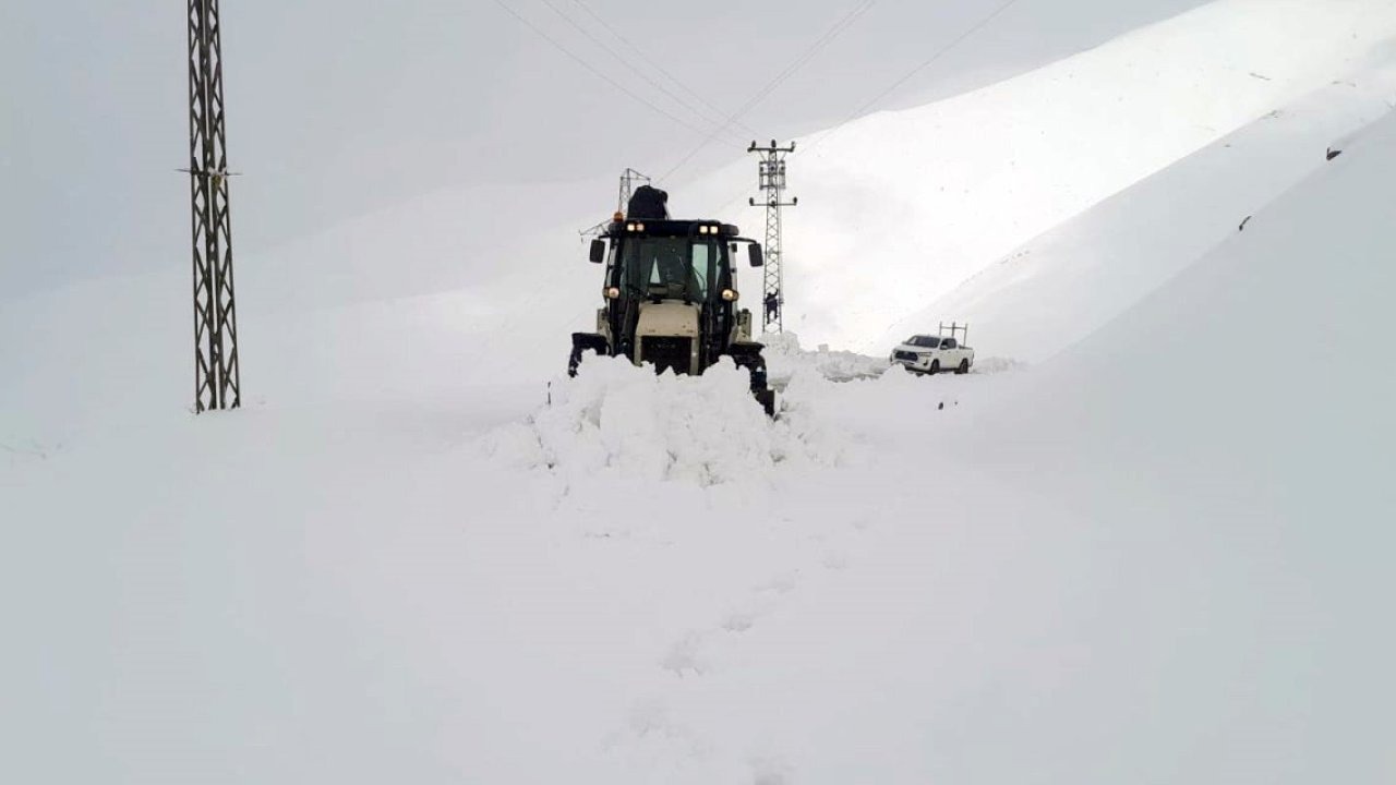 kardan kapanan 9 köy ve 21 mezra yolu ulaşıma açıldı
