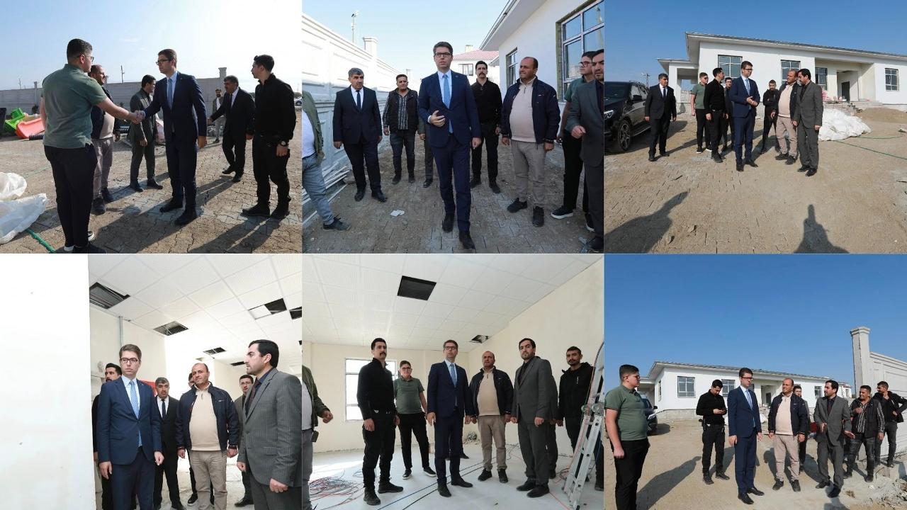 Kaymakam KARALOĞLU Kur’an Okulu İnşaatında İncelemelerde Bulundu